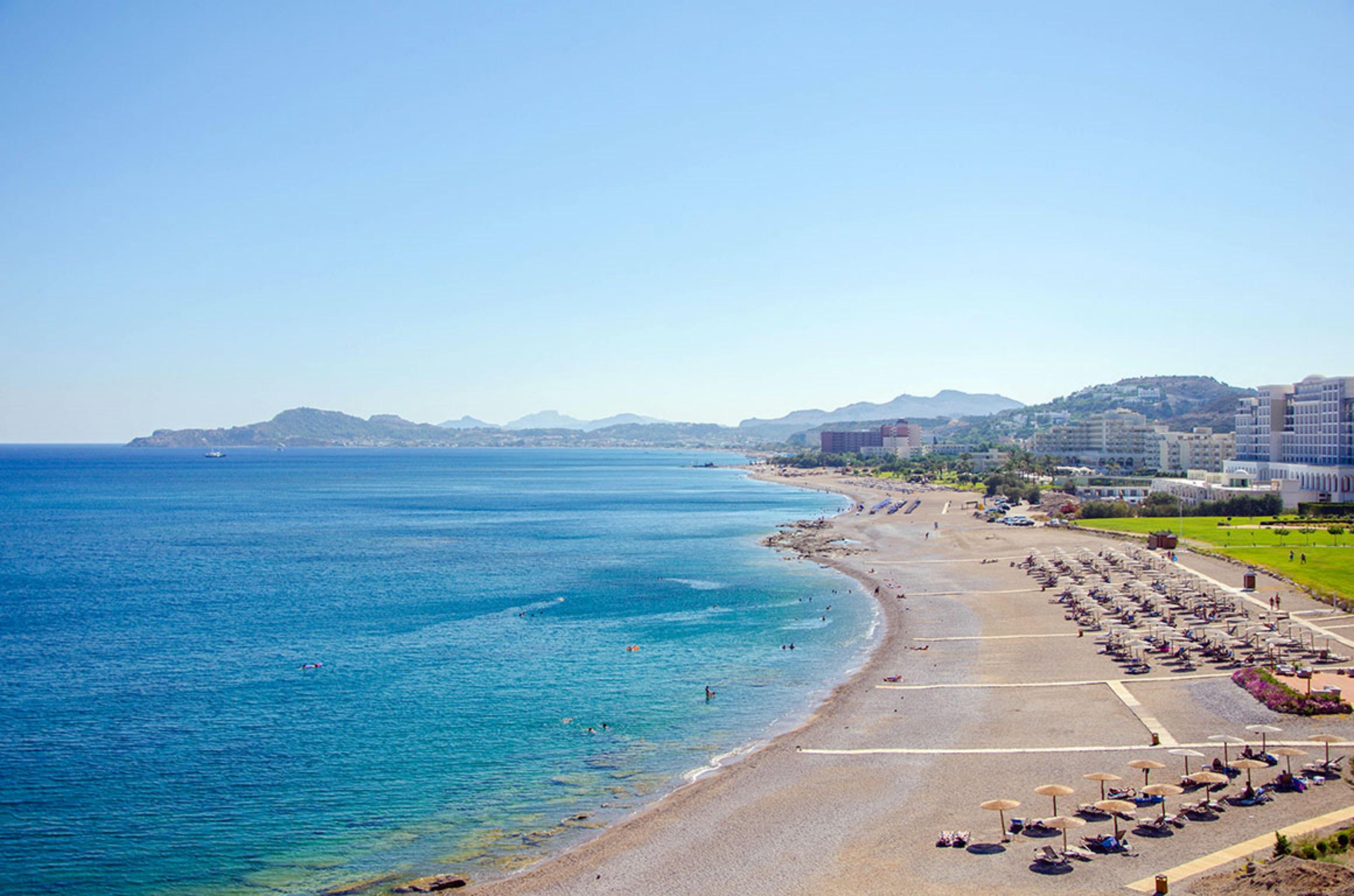 Antonios Hotel Faliraki Bagian luar foto