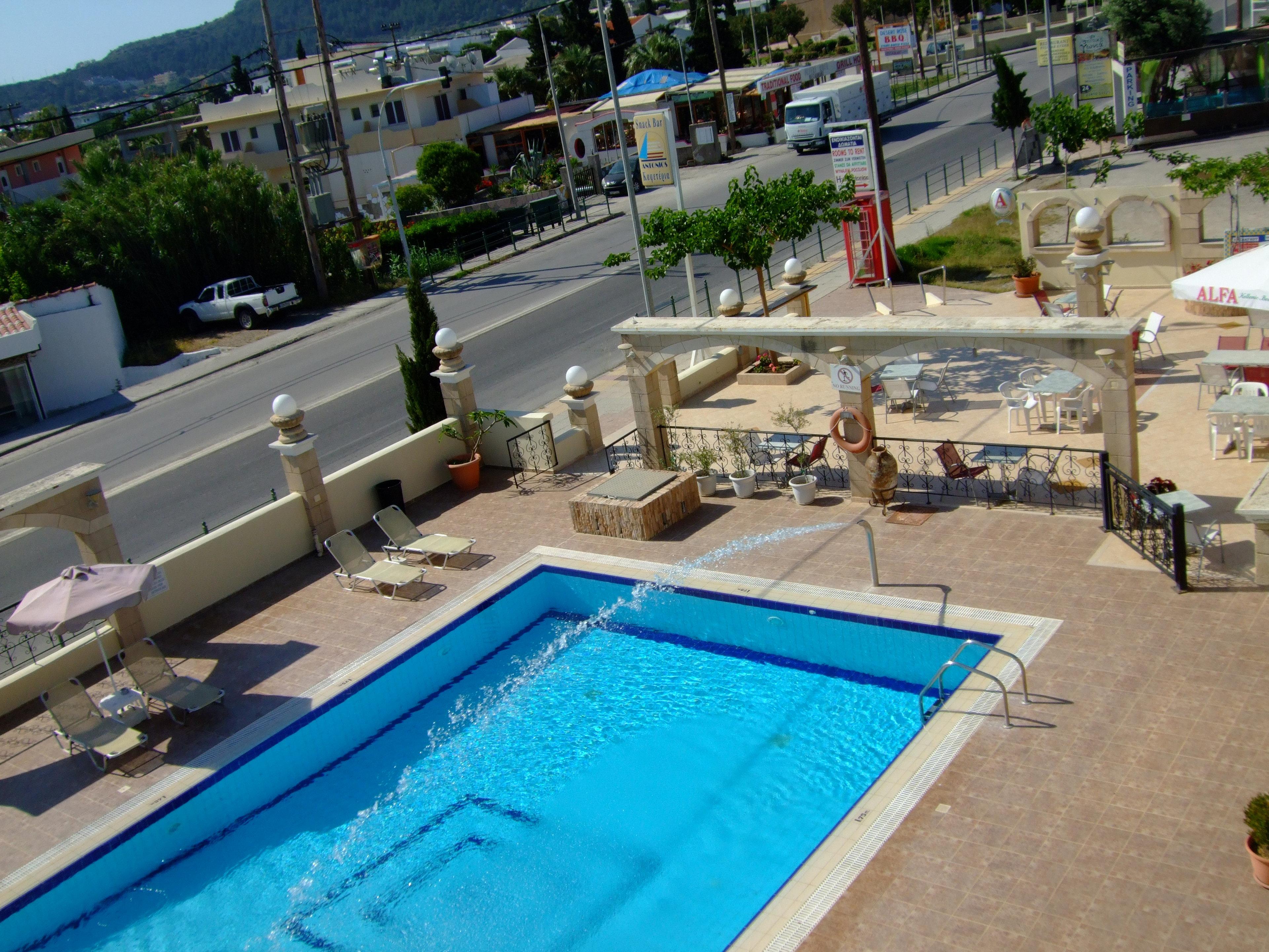 Antonios Hotel Faliraki Bagian luar foto